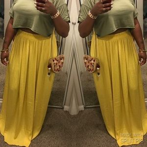 Two piece top and skirt